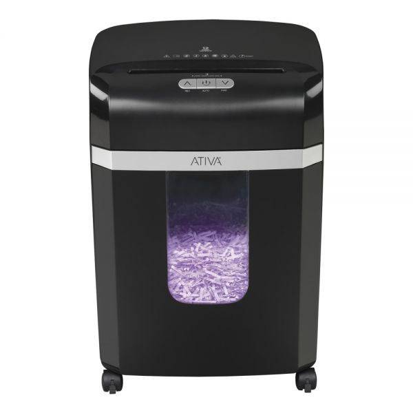 Ativa 12-Sheet Cross Cut Paper Shredder